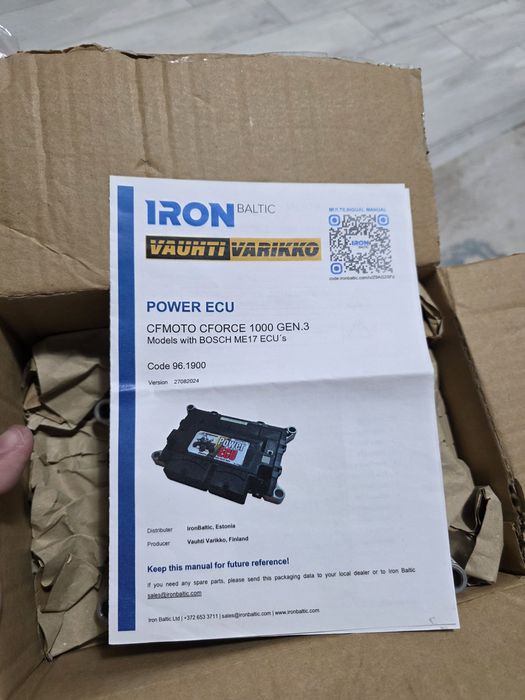 Power Ecu Varikko Cfmoto 1000 X10 101 hp