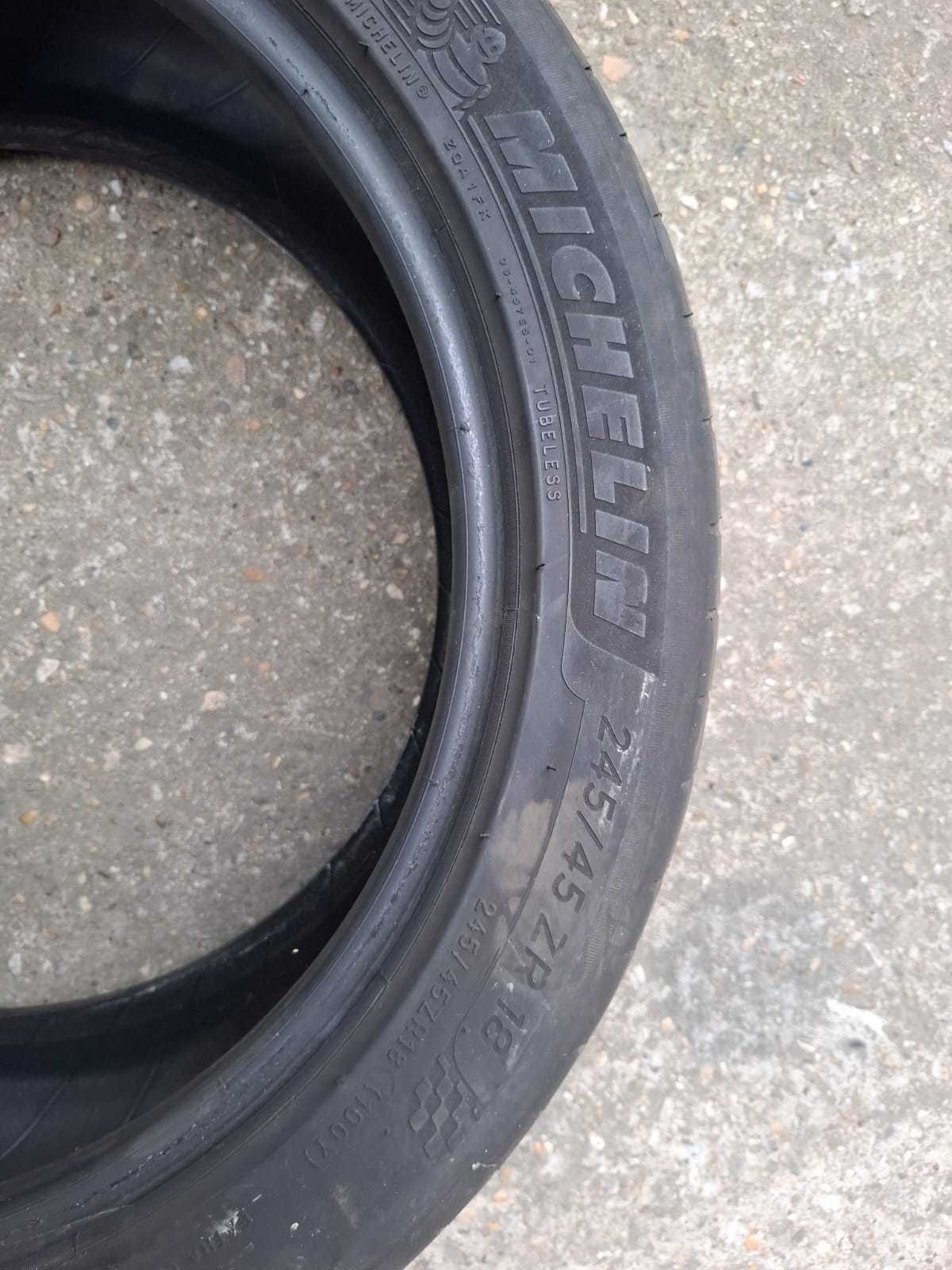 4 броя летни гуми Michelin 245/45 R18