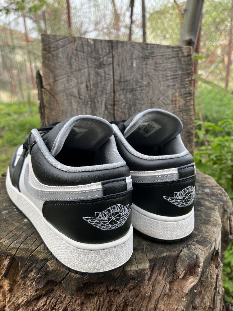 Jordan 1 Low Black White Grey