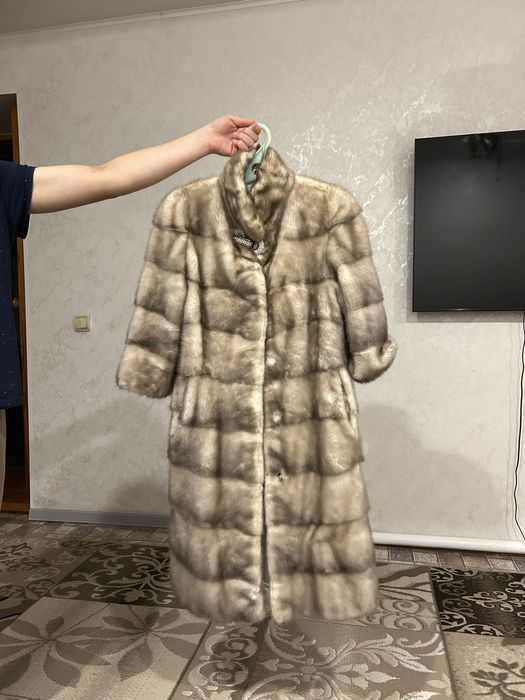 Роскошная норковая шуба — отличное состояние!