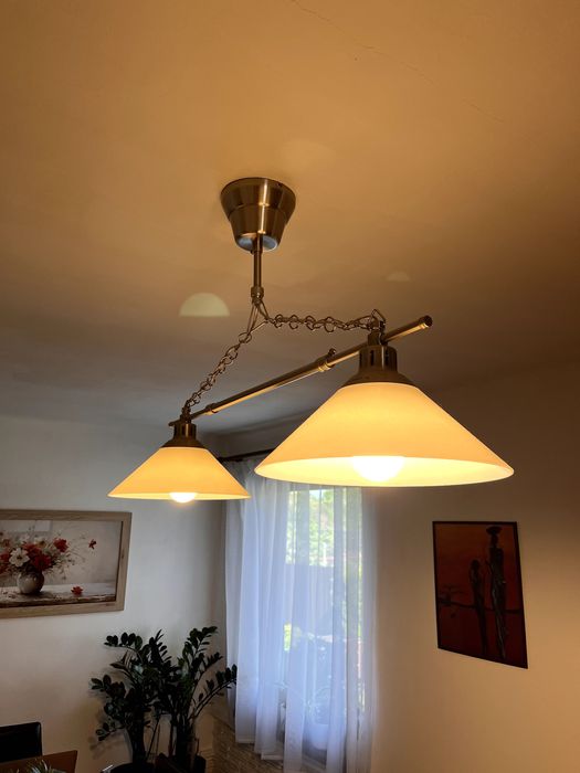 Lustra cu 2 becuri led Ikea