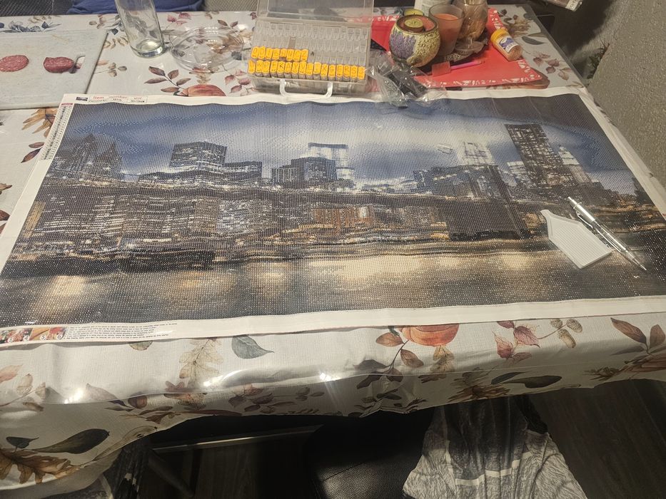 Диамантен гоблен с кръгли диаманчета