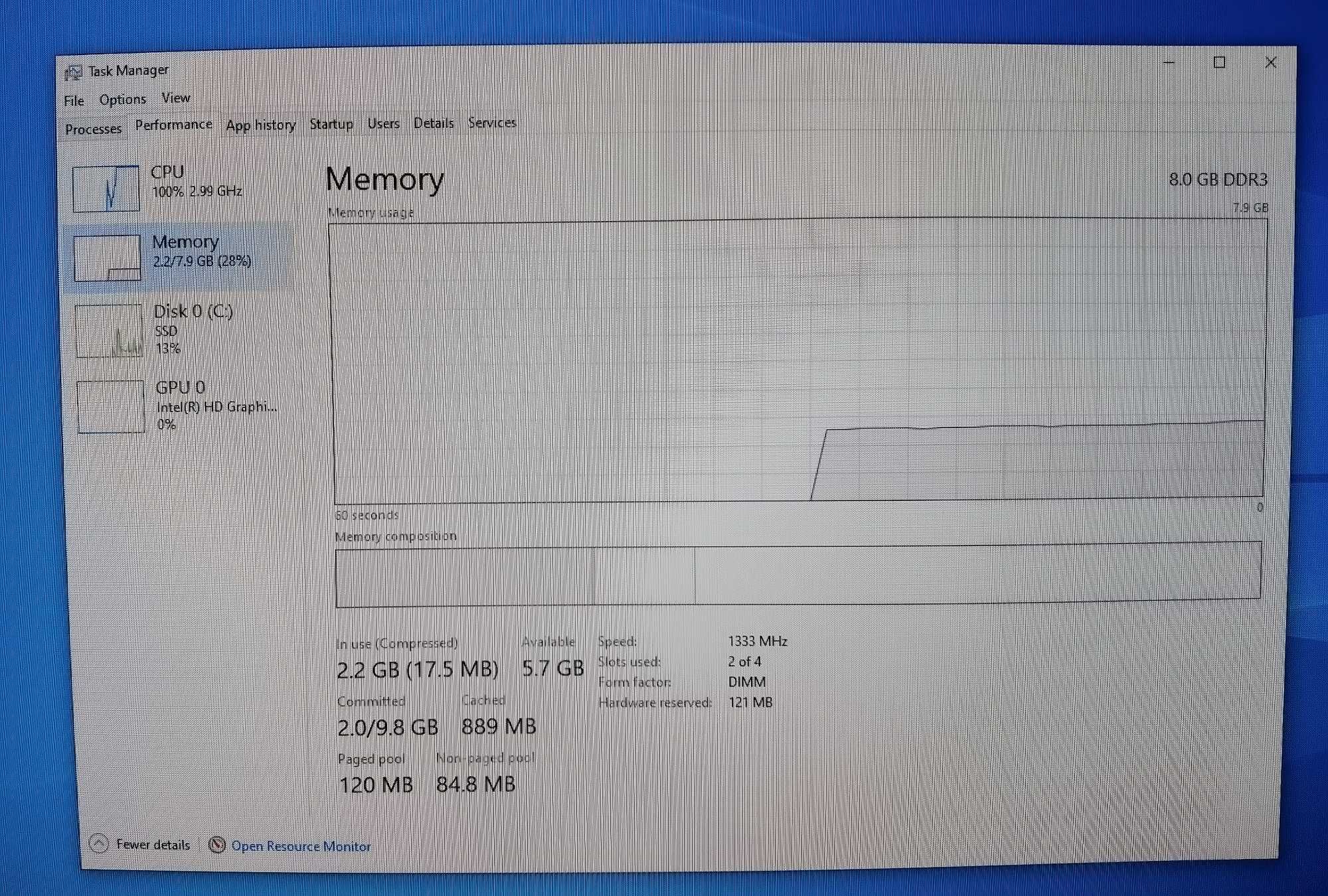Desktop i5 8 Gb RAM
