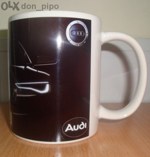 Уникална Чаша на Ауди с Ваше Име или Номер! Audi !