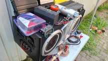 set cabluri montaj amplificator auto subwoofer 1000w condensator 1f