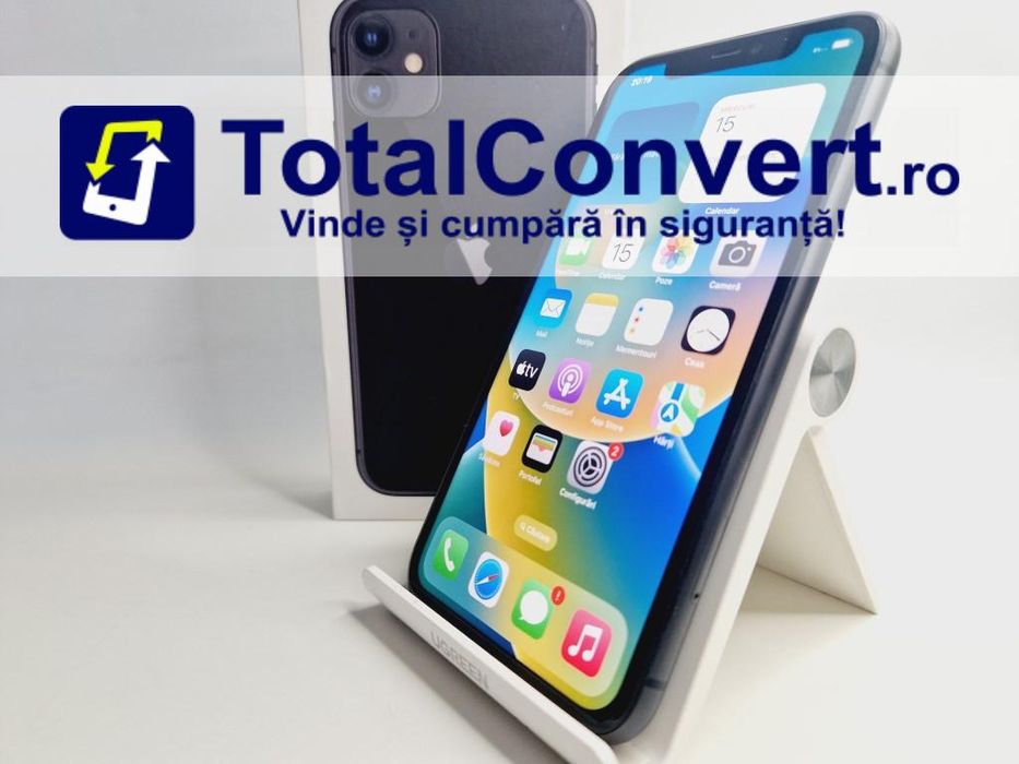 Apple iPhone 11 64GB Black 4GB Single SIM, Garantie 24 luni | #R87576