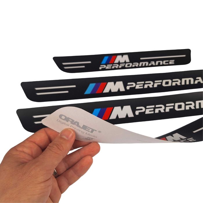 Set 4 stickere protectie praguri BMW MPerformance