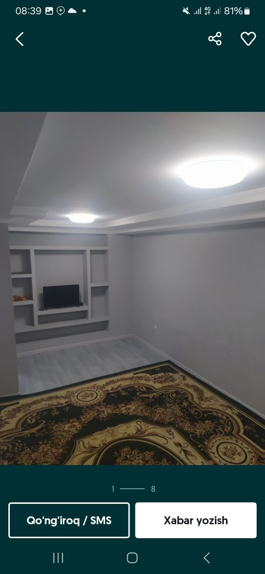 Maklerla va realtorla bezovta qilmang Sergelida 2 xonali uy