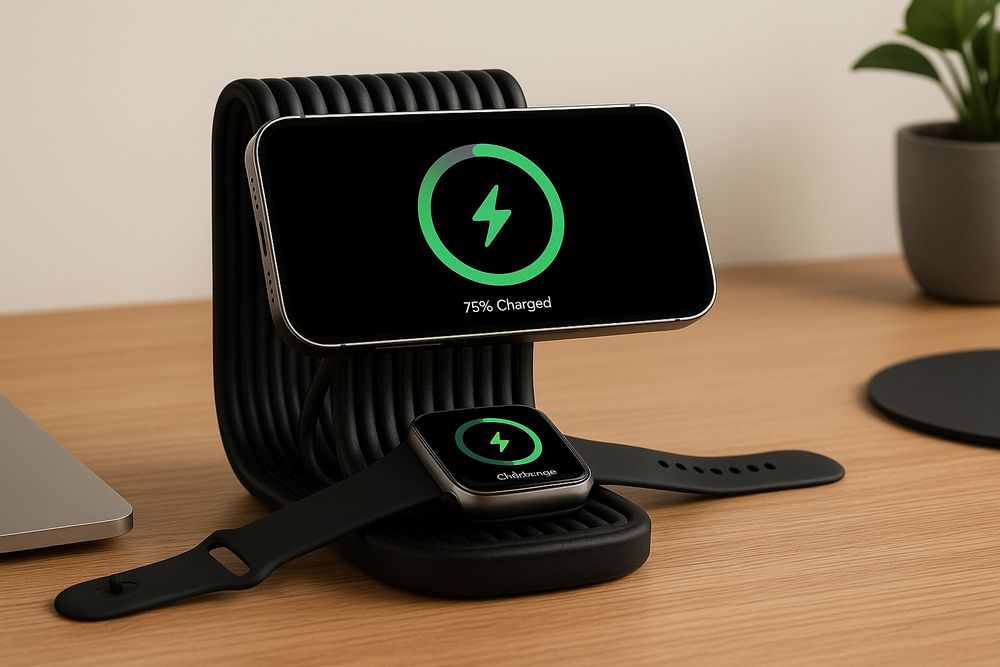 Suport de încărcare iPhone + Apple Watch