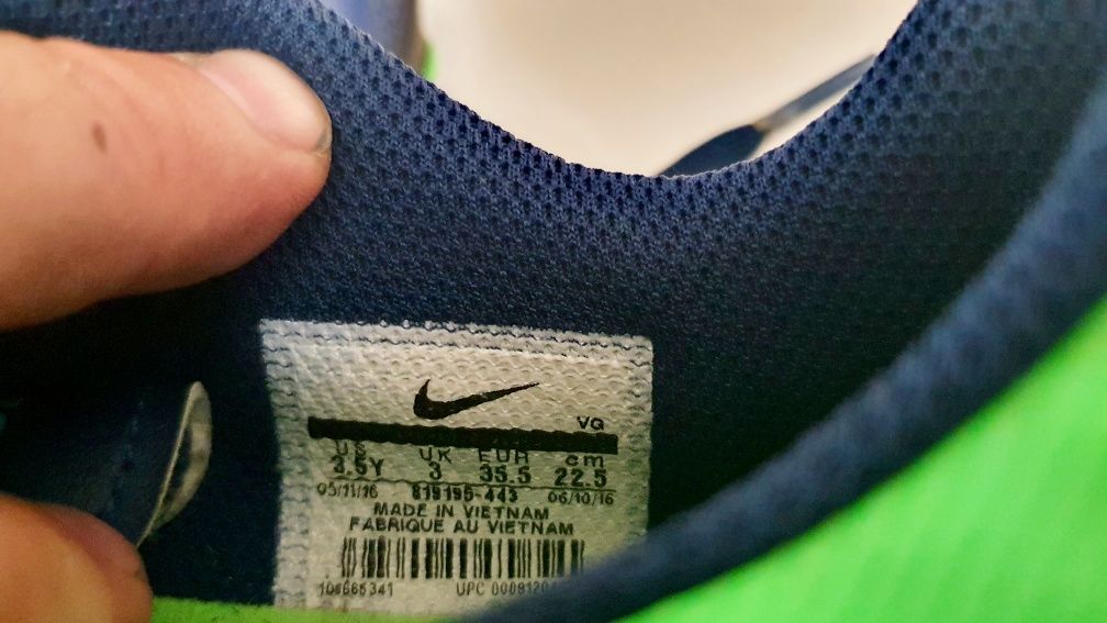Adidas Nike Mercurial Tiempo Rio originali 35 ghete fotbal crampoane
