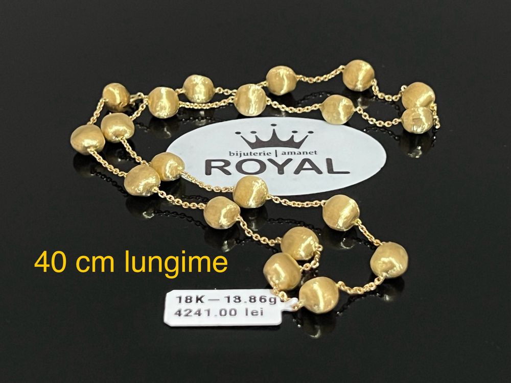 Bijuteria Royal CB : Colier damă aur 18K 750% 13,86 grame