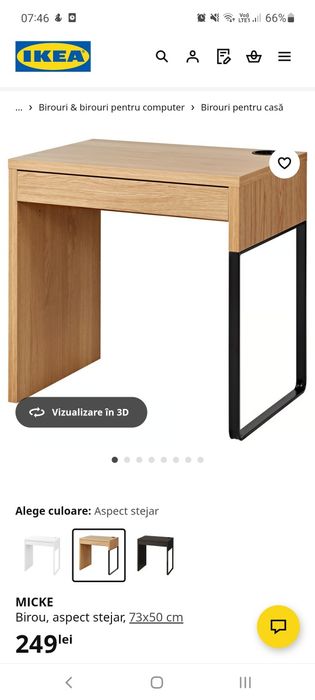 Birou Ikea, Micke