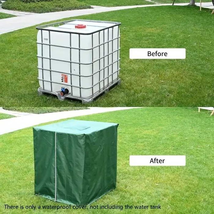Prelata protectie cu aluminiu pt butoi container cub IBC 1000l. Noua!
