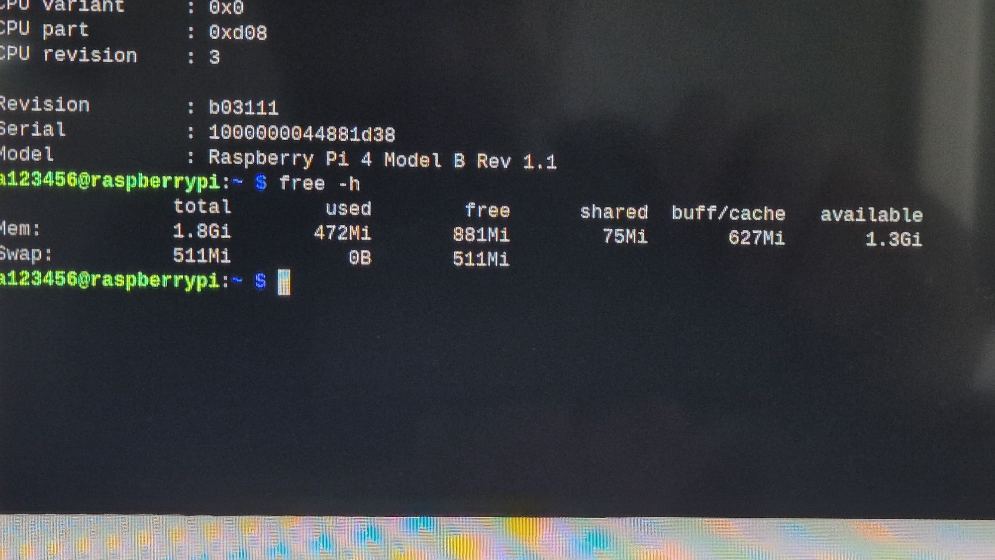 Raspberry PI 4 Model B , 2 Gb