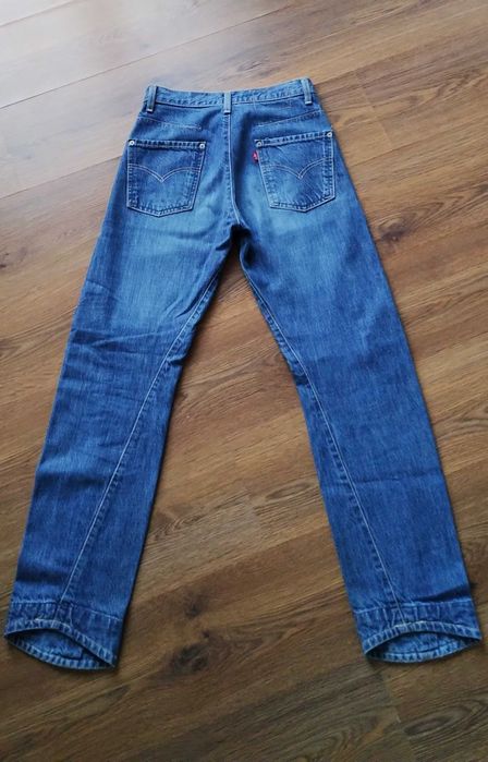 LEVI'S / ЛЕВИС страхотни дънки с широки крачоли, размер XS, като нови