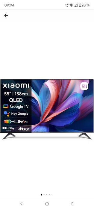 Qled Xiaomi tv a pro 2025 sigilat