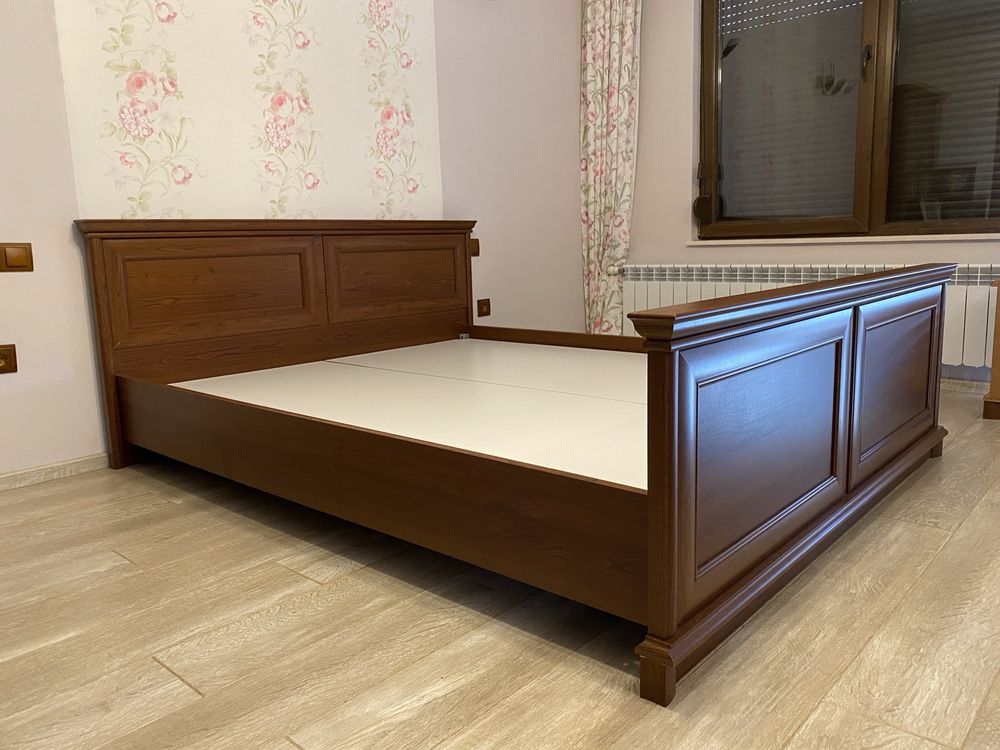 Спалня за матрак 160/200, фурнир дърво
