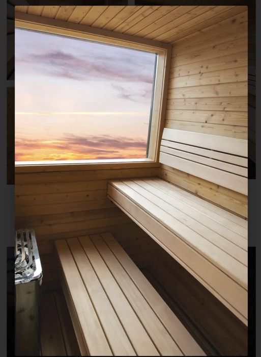 Sauna exterior cube
