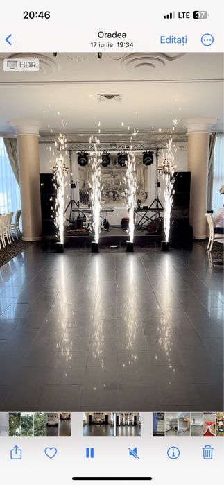 Artificii electrice si fum greu