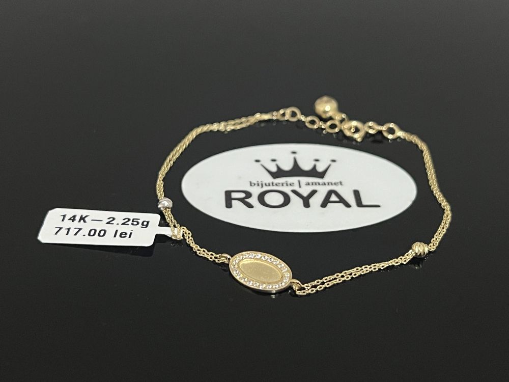 Bijuteria Royal CB : Bratara dama aur 14k 2,25 grame