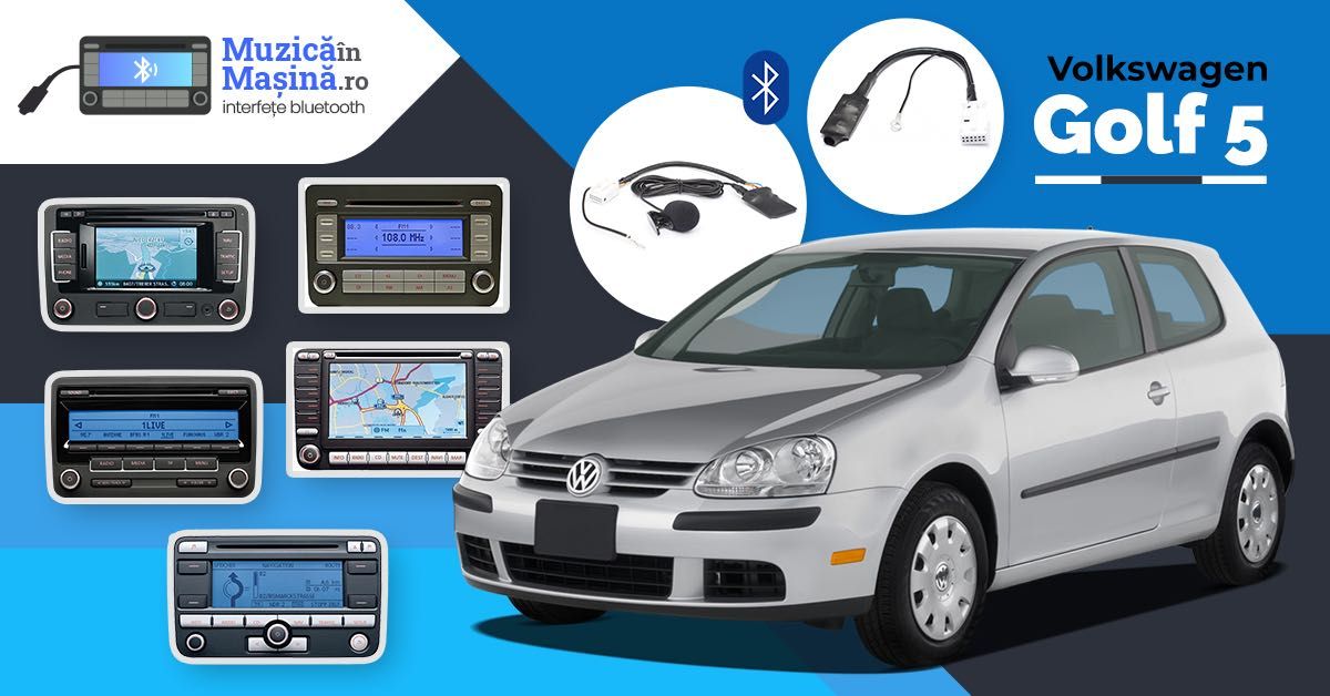 Interfata Adaptor Bluetooth Vw Golf 5 (nu aux).