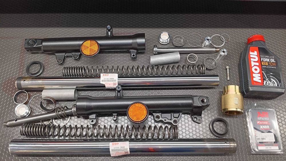 Професионални ремонти на мотоциклетни предници град София.