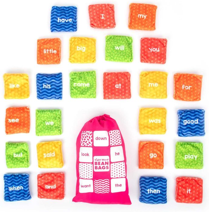 Sight Words Games Образователна игра с английски думи, торбички