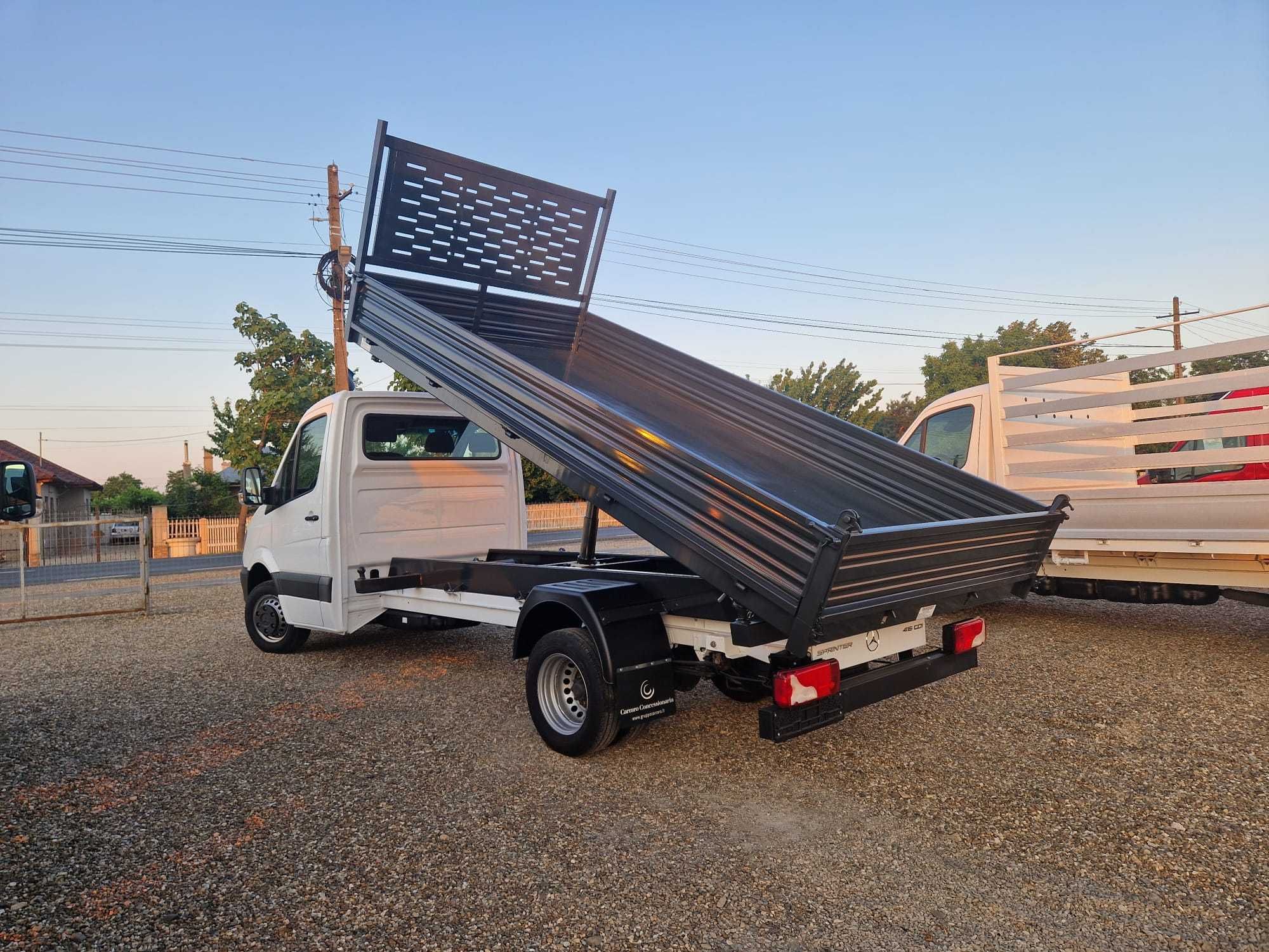 Mercedes-Benz Sprinter 416/419 Basculabil 2018 2.2CDi 160CP benă 4.30m