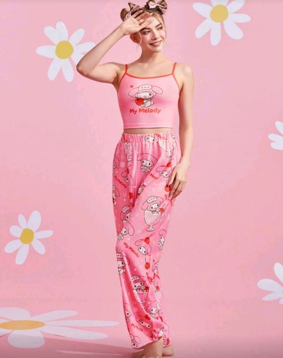 Pijama Sanrio my melody roz marime m-l