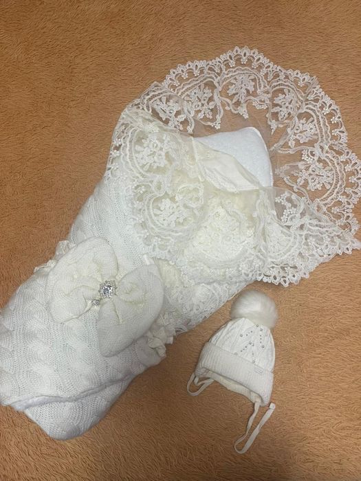 Конверт на выписку новорожденного Осень-зима