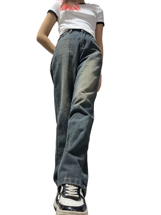 Джинсы y2k женские, подростковые