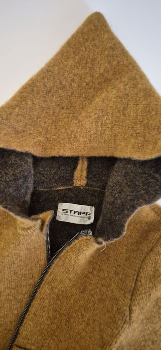 Jacheta Stapf copii, lână fiartă 100% organică, marime 80