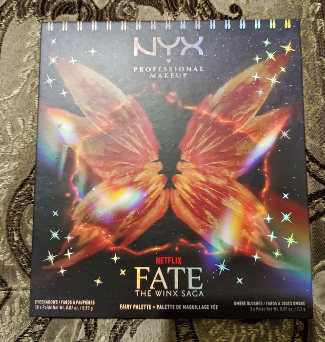 Палитра теней и румян.