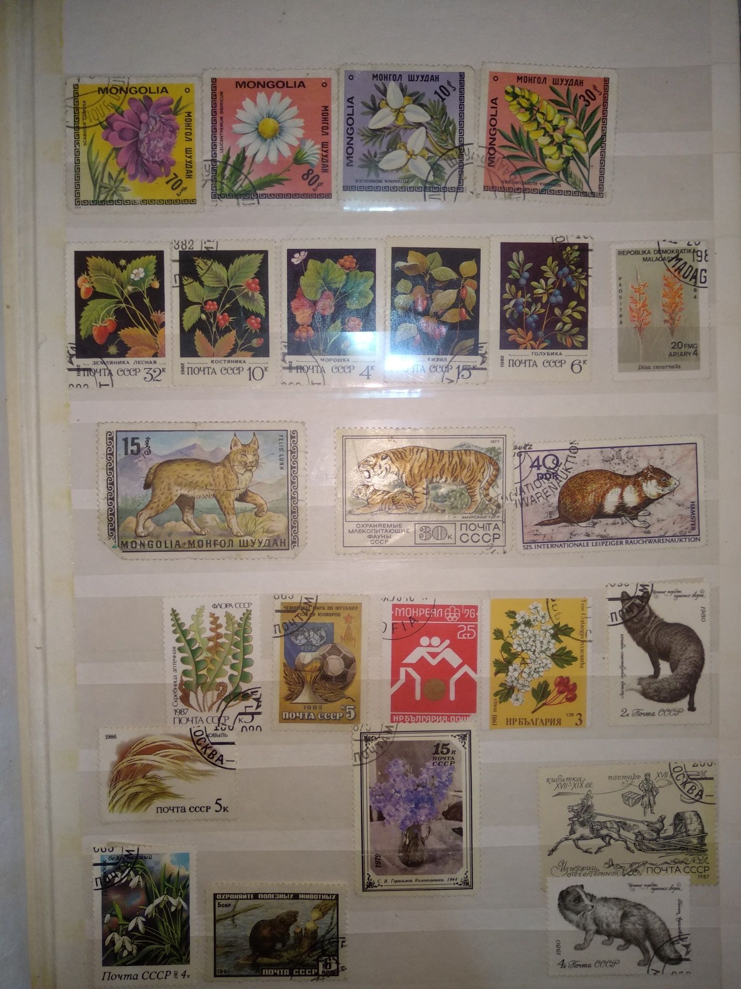 Коллекция раритетных марок