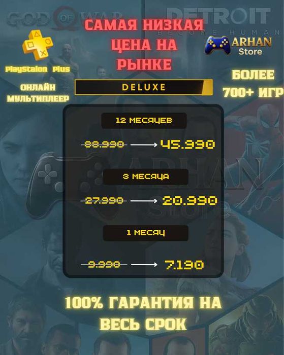 Подписка PlayStation Ps Plus