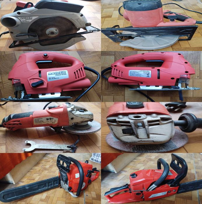 Инструменти Raider Циркуляр,трион (Зеге),Ъглошлайф,Бензинова резачка