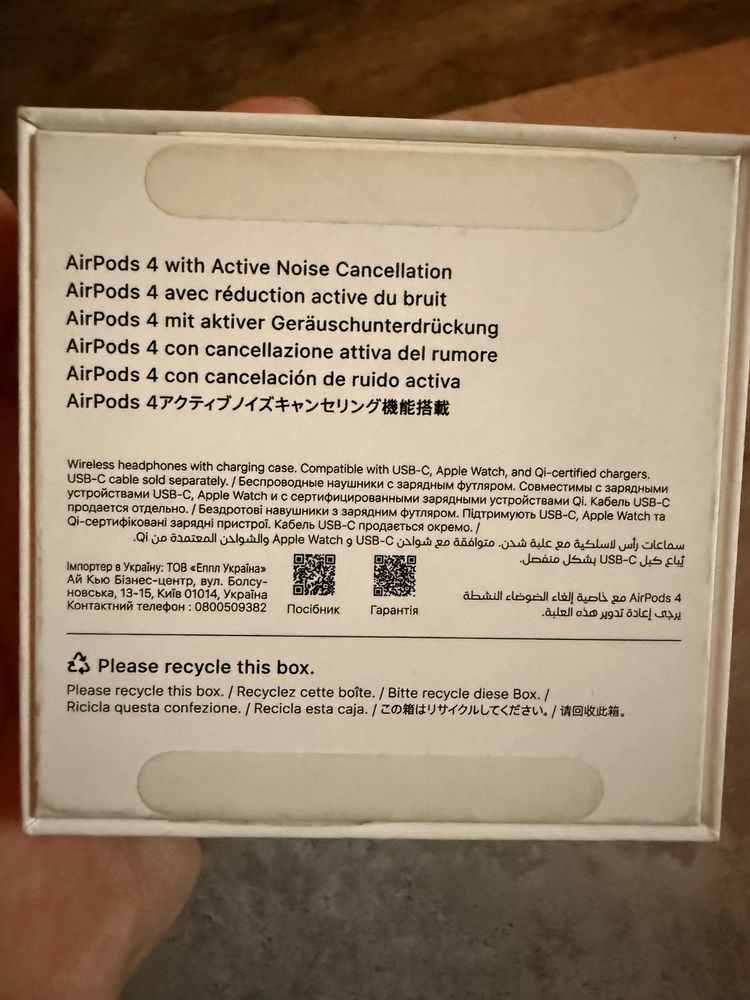 Airpods 4 with ANC оригинал