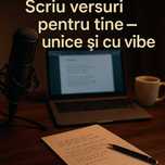 Scriu și vând versuri originale pentru piese muzicale – orice stil