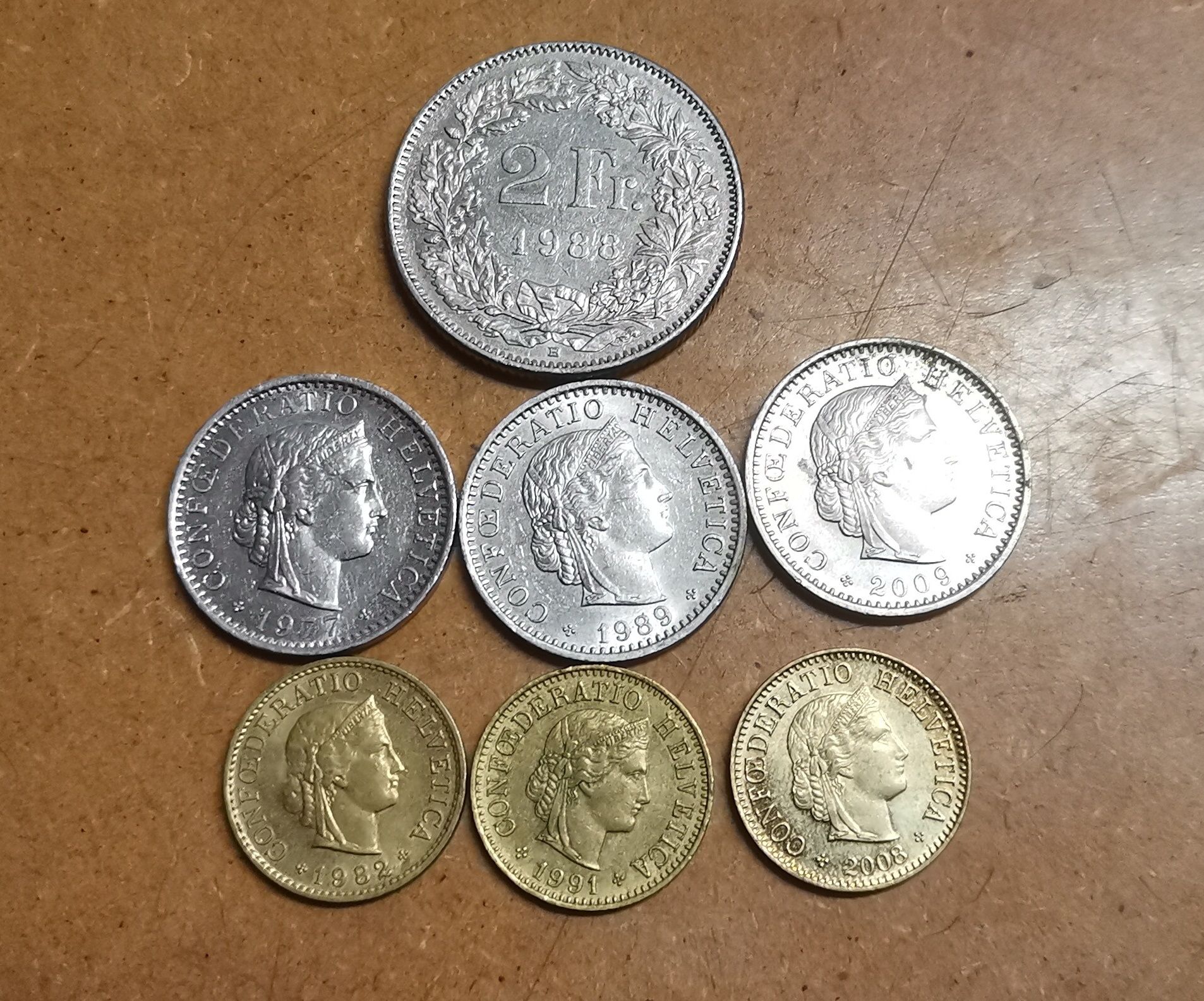 Монети - франк (запазени)