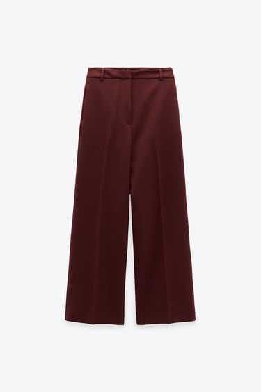 Pantaloni noi, ZARA,  burgundy ZARA,  XL