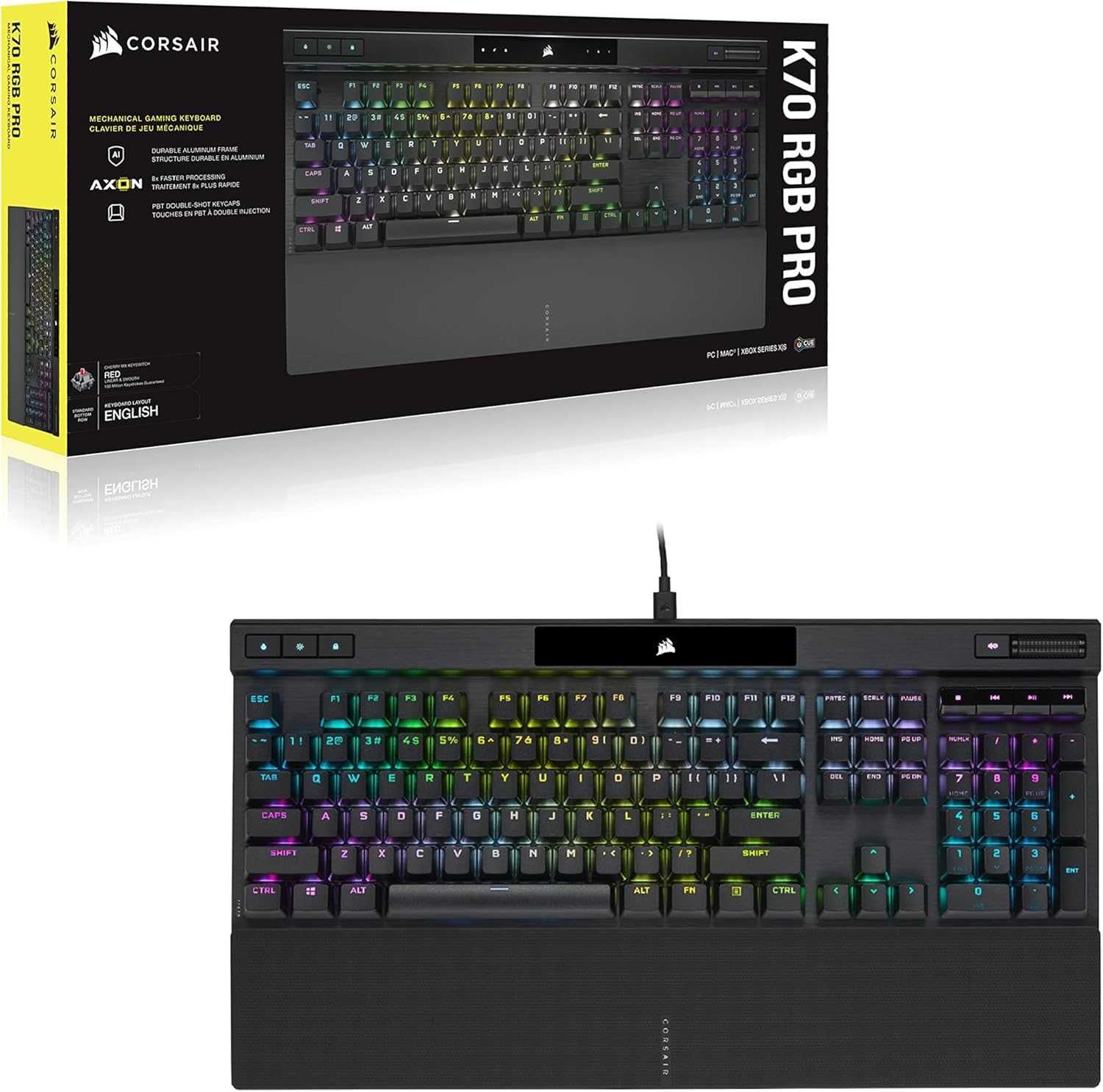 Corsair K70 RGB PRO (Cherry MX RGB Red Linear) - [Оригинал США]
