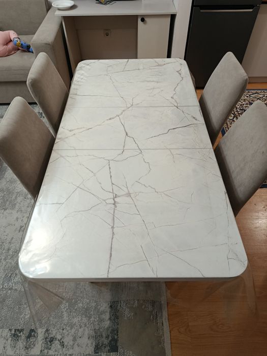 Стол со стульями трансформер