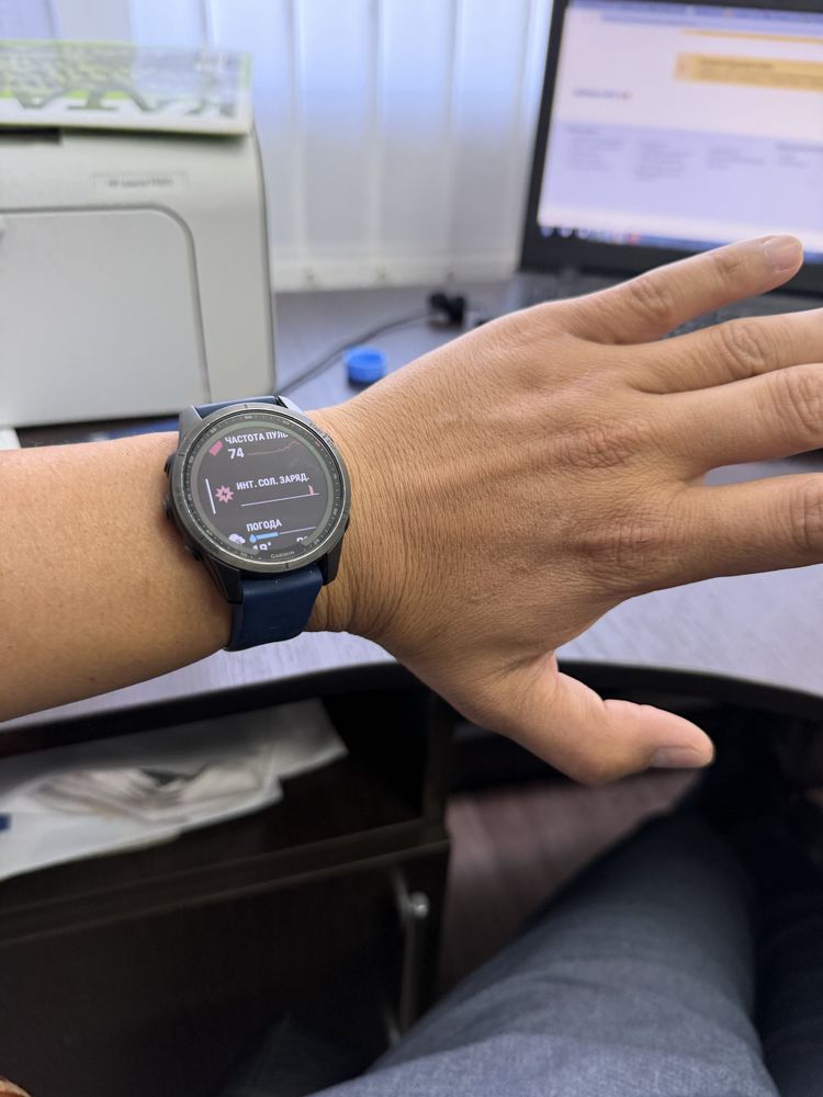 Garmin Fenix 7s, Гармин феникс 7с сапфир молар