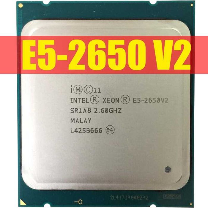 Intel Xeon E5-2650V2 (2.60GHz/3.40GHz)/ 20Mb/ 8C/16Th 95W/ LGA2011.