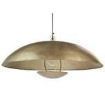 Lampă suspendată din Metal Auriu, Beliani