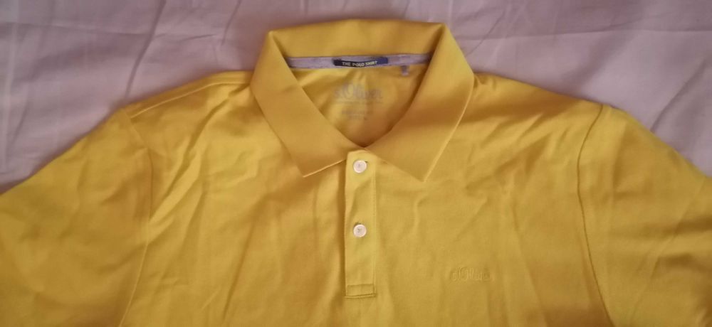 Tricou polo galben S. Oliver, marimea M