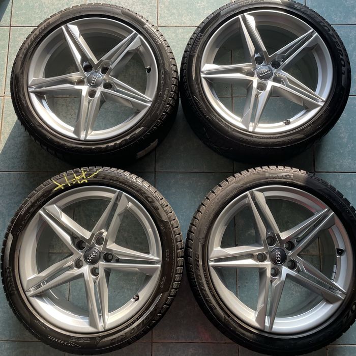 Jante aliaj R18 Speedline originale AUDI 245/40/18 Pirelli iarna