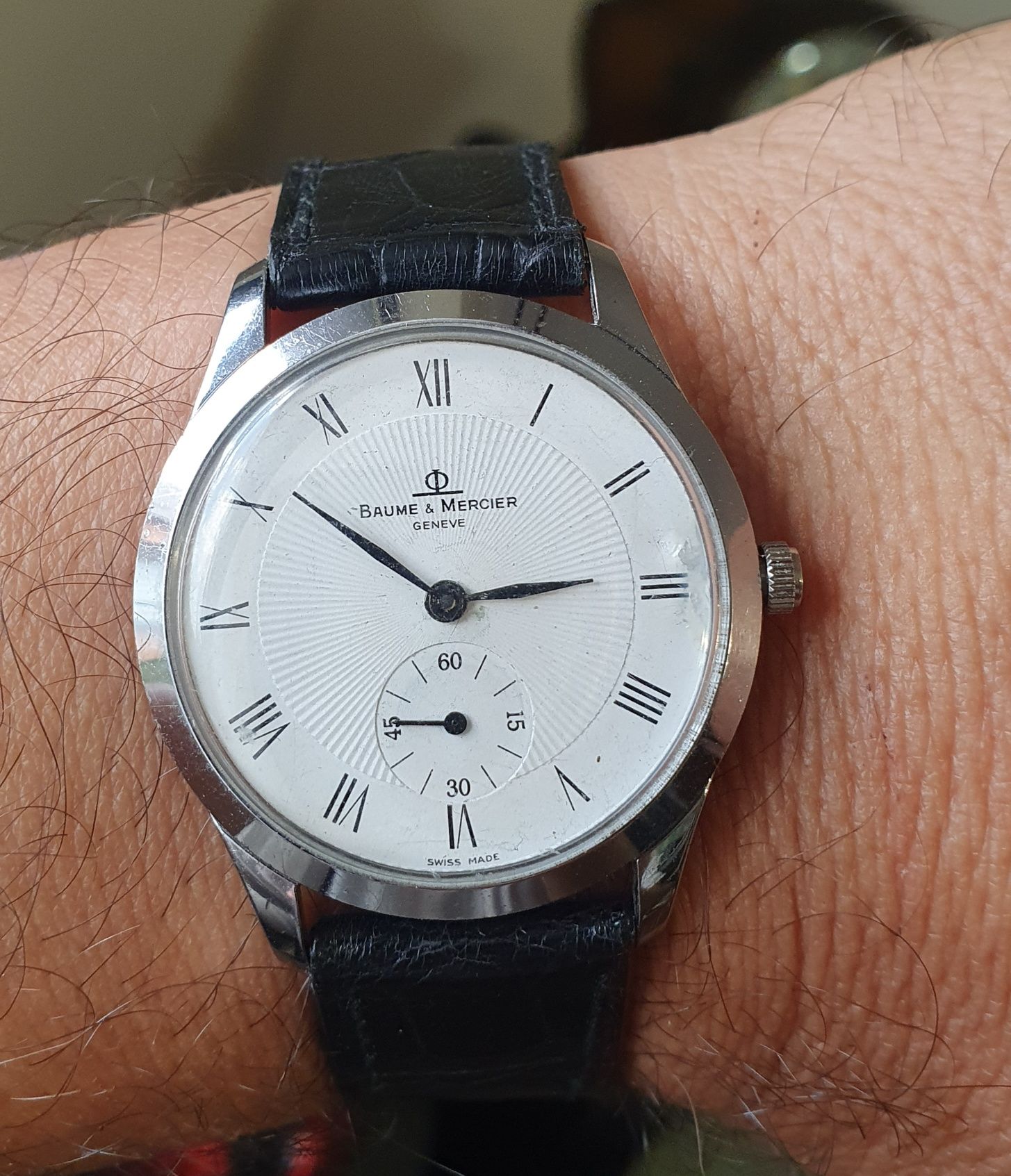 Ceas mecanic vintage super elegant Baume&Mercier