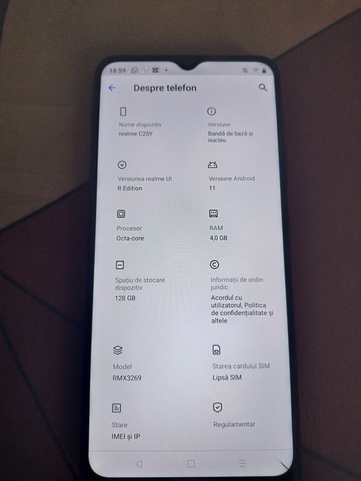 realme C25Y in stare buna citiți descrierea!!!