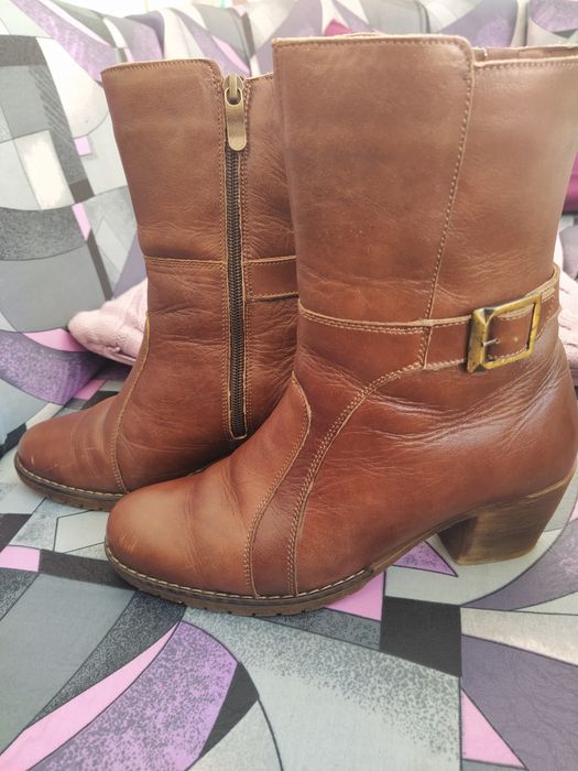 37 номер,естествена кожа боти Грация стил